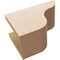 Ekena Millwork 6in. W x 8in. H x 12in. L Carmel Woodgrain TimberThane Rafter Tail, Primed Tan RFTUR06X08X12CARRCPR - alternate 2